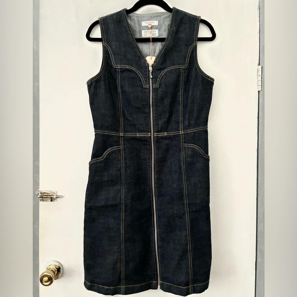 Nudie Jeans Ina Rinsed Denim Dress NWT